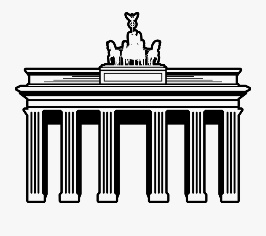 Transparent Germany Png - Brandenburger Tor Icon Png, Transparent Clipart