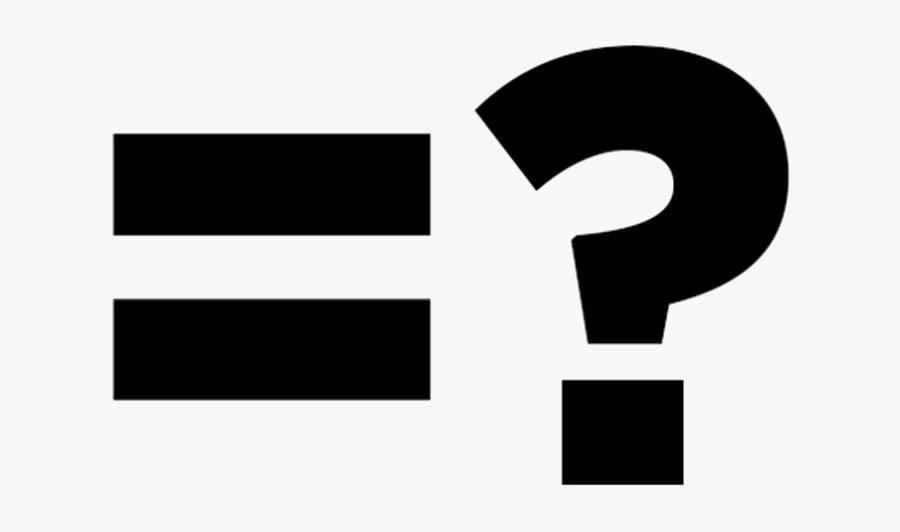 Equal Sign Clipart Blue Yellow - Silhouette, Transparent Clipart