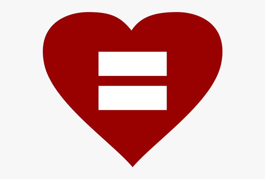 Hearts Clipart Dagger - Equal Sign In A Heart, Transparent Clipart