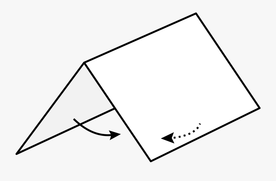 Exciting Valley Fold - Triangle, Transparent Clipart