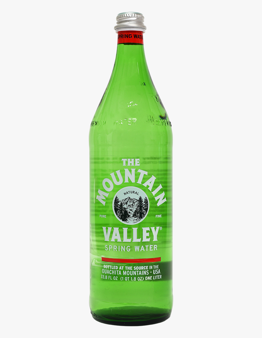 Transparent Mountain Valley Clipart - Mountain Valley Spring 1 Liter, Transparent Clipart