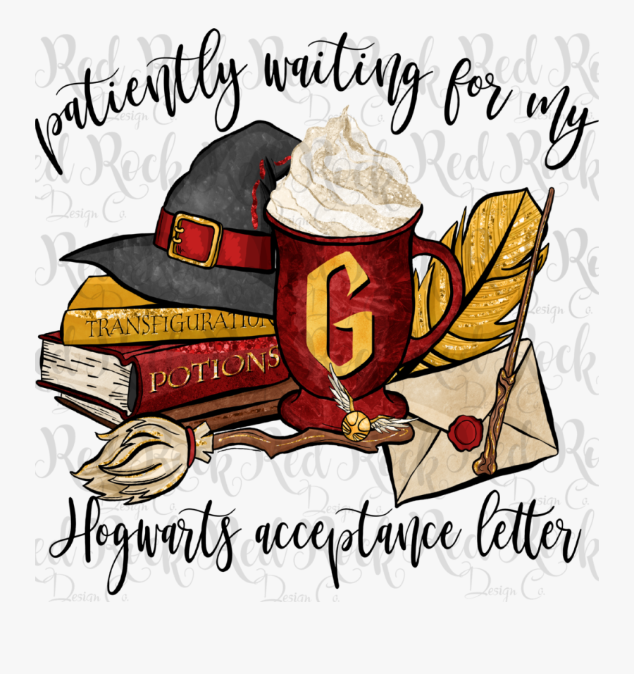 Harry Potter Themed Bookmarks - Waiting On My Hogwarts Letter, Transparent Clipart
