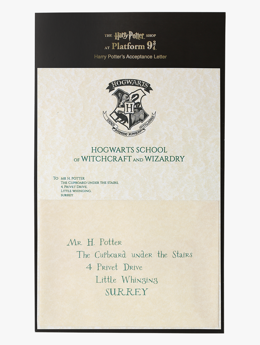 Clip Art Acceptance Letter Erkal Jonathandedecker - Acceptance Letter Harry Potter, Transparent Clipart
