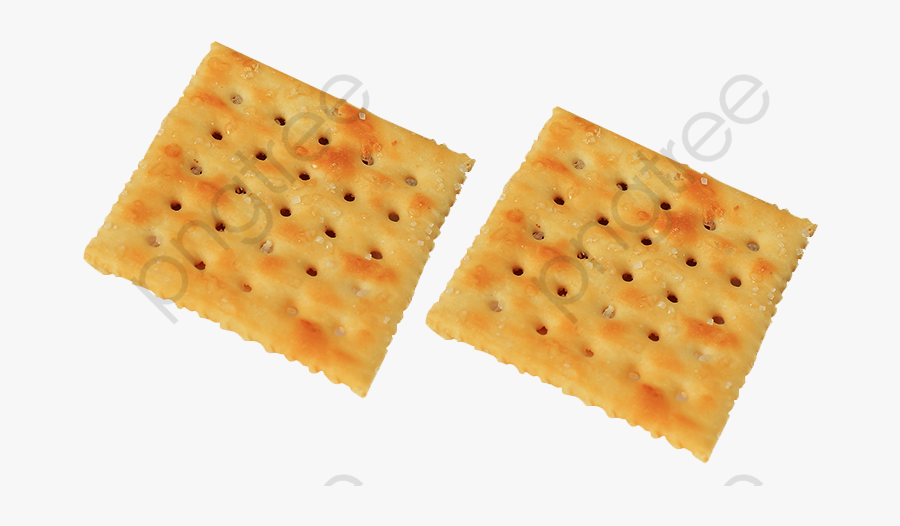 Two Slices Of Soda Crackers - Bolacha Água E Sal Fundo Transparente, Transparent Clipart