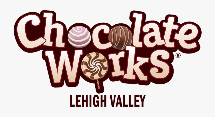Chocolate Works Of Lehigh Valley - Chocolate Logo Pink, Transparent Clipart