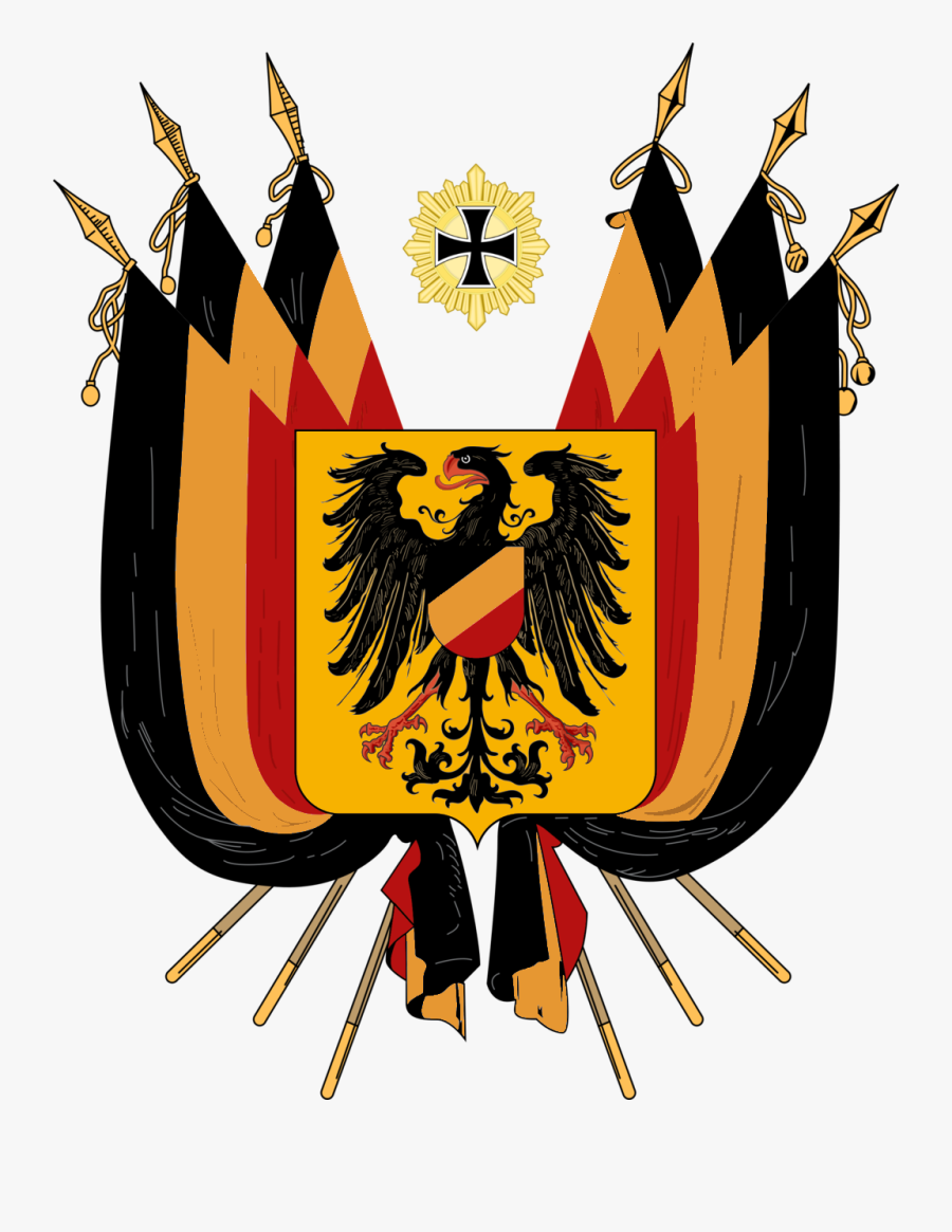 Alternate German Flag2 - Imperial German Coat Of Arms, Transparent Clipart