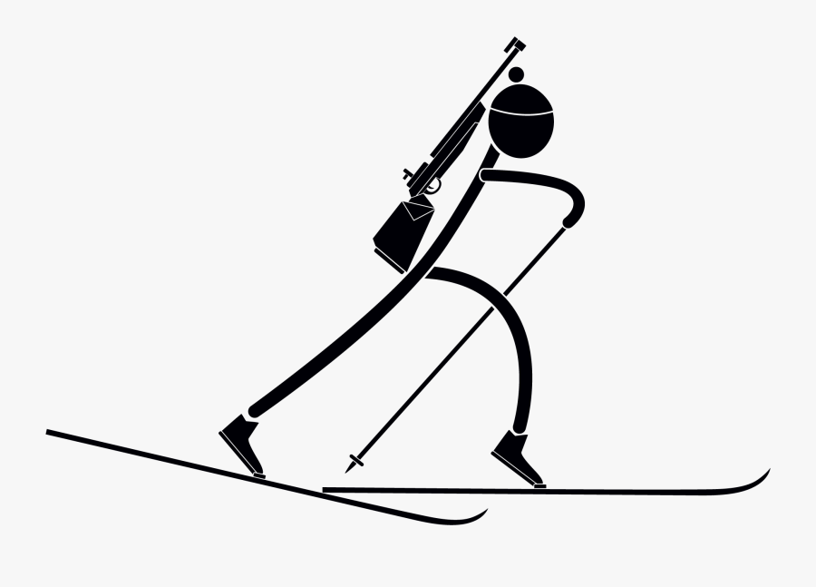Clipart Biathlon, Transparent Clipart