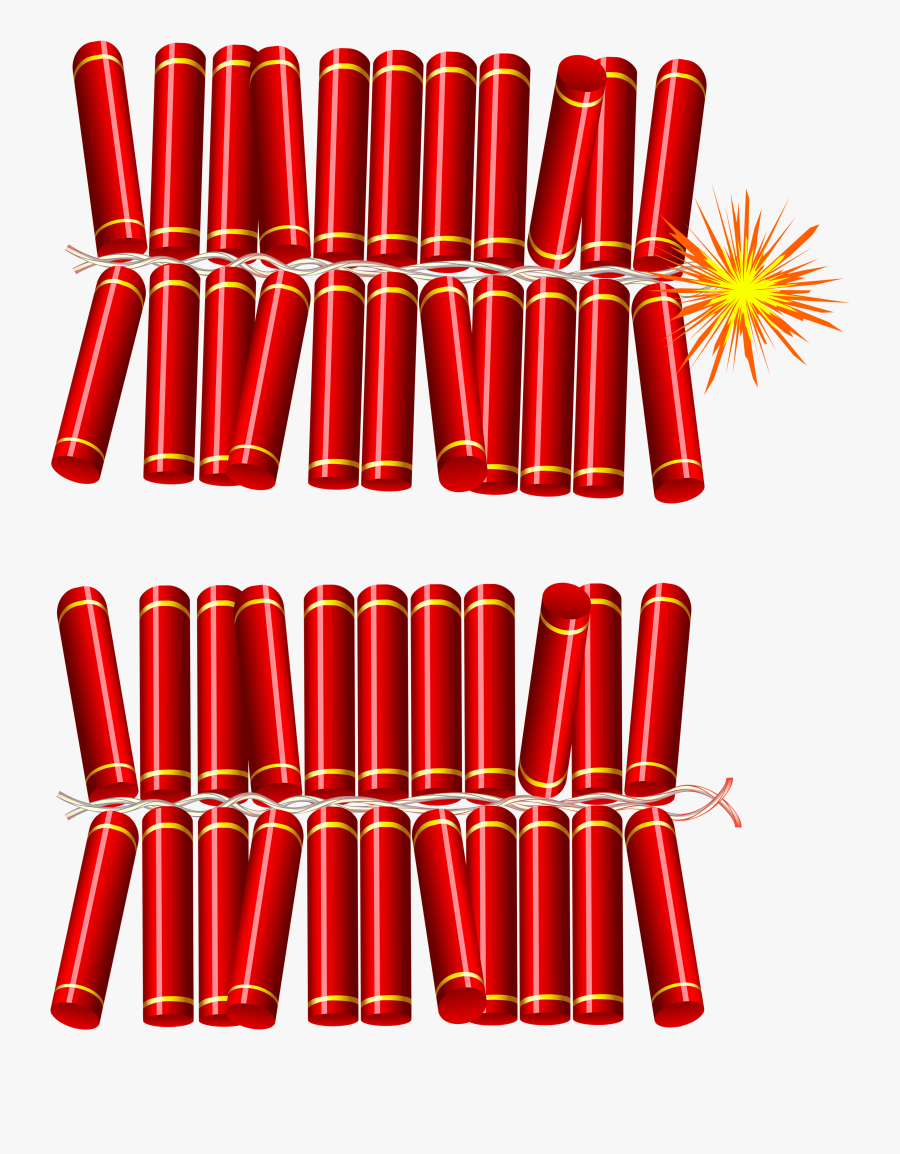 Picture Library Christmas Firecrackers Png Clip - Clipart Of Fire Crackers, Transparent Clipart