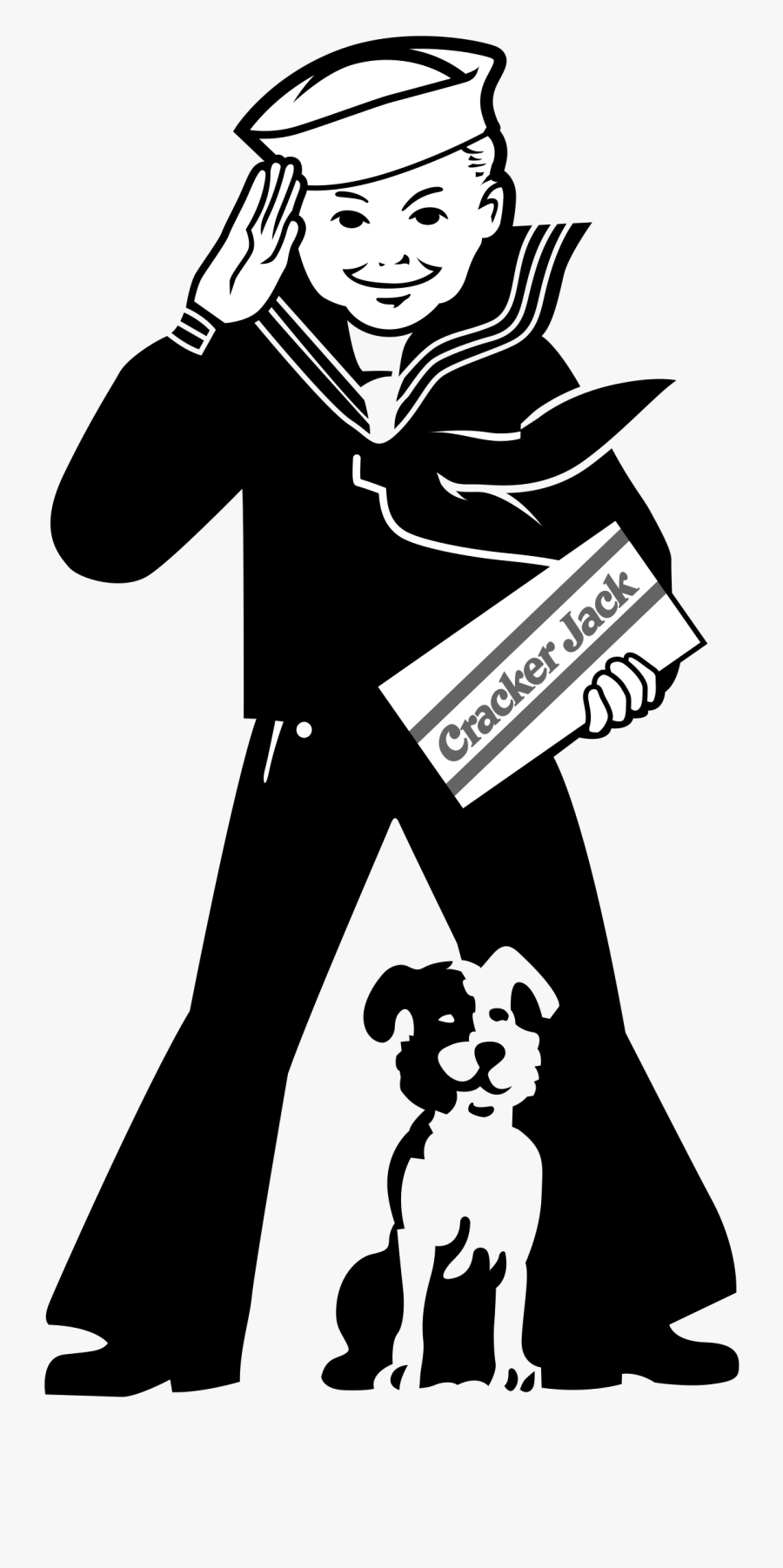 Cracker Jack Logo Png Transparent - Cracker Jack Sailor Jack, Transparent Clipart