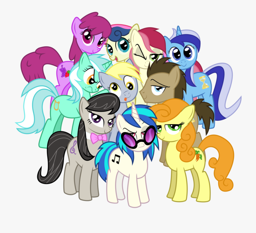 My Little Pony Big Family, Transparent Clipart