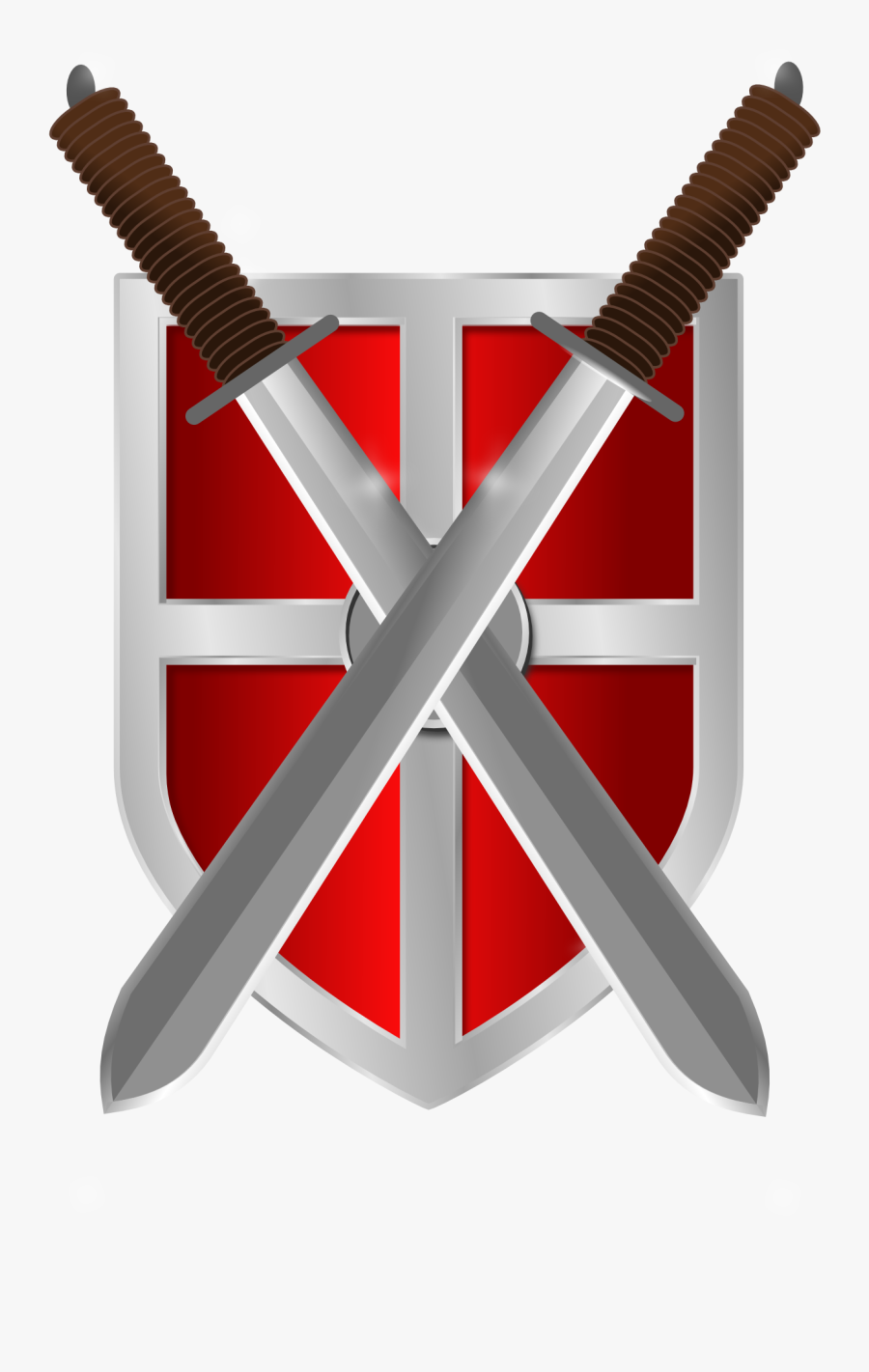 Sword Clipart Medieval Swords - Roman Shields And Swords, Transparent Clipart