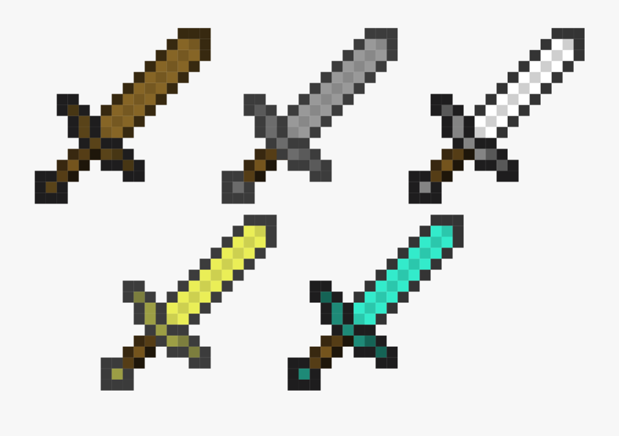 Clip Art Pictures Of Minecraft Swords Minecraft Iron Sword Png Free Transparent Clipart Clipartkey