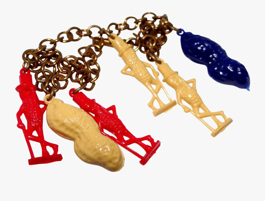 Peanut Celluloid Charm Bracelet Cracker Jacks, Tiny - Food, Transparent Clipart