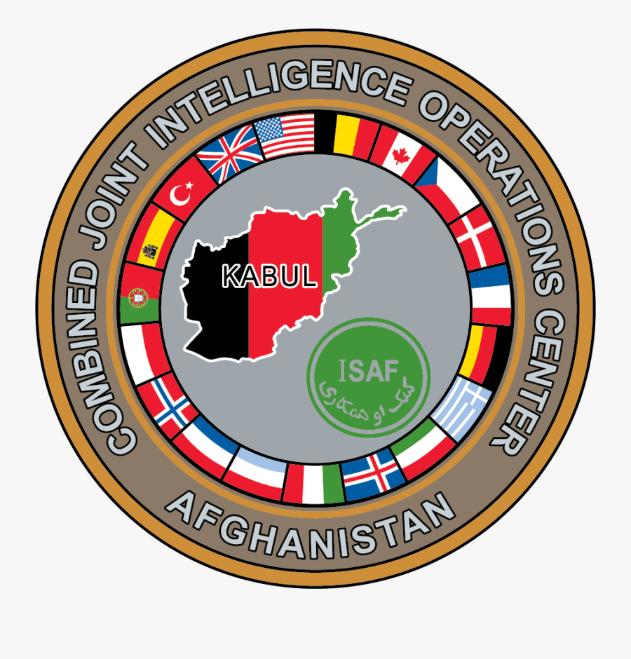 Hq-isaf Combine Joint Intelligence Operations Cen - International Security Assistance Force, Transparent Clipart