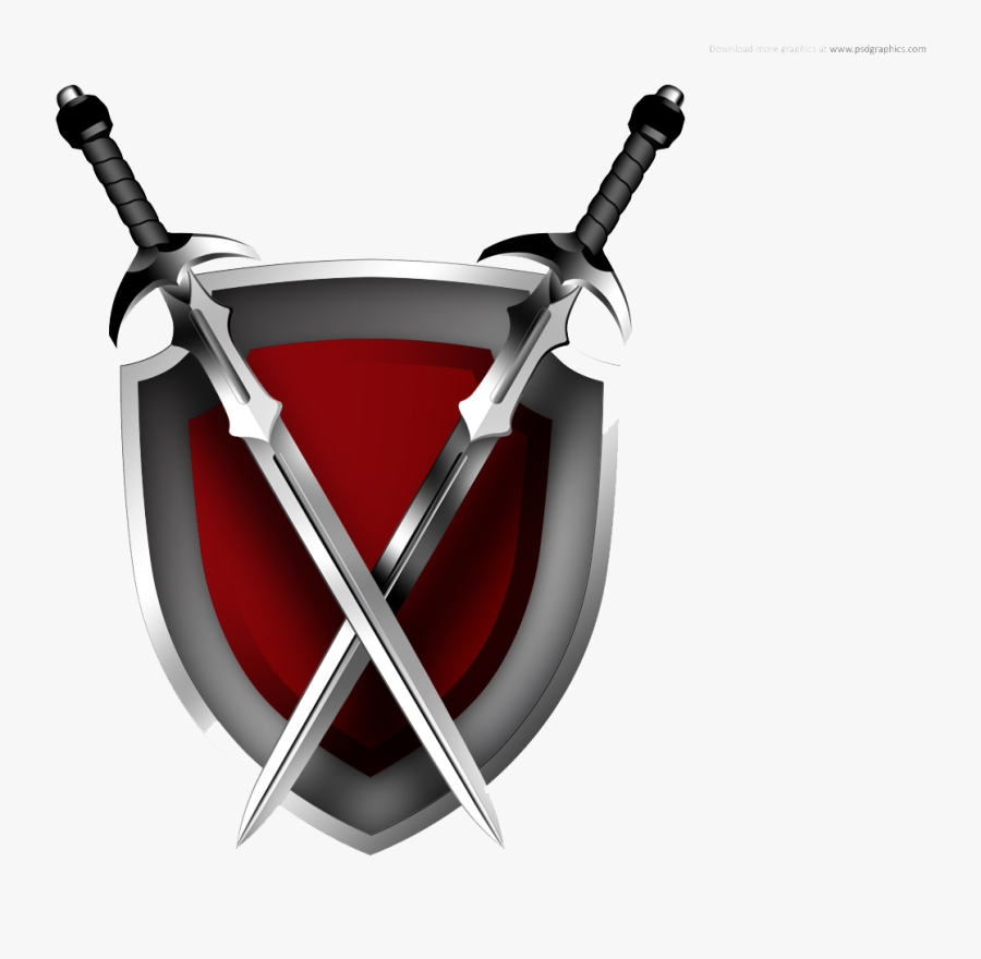 Cross Sword Png Transparent Image - Crossed Swords And Shield, Transparent Clipart