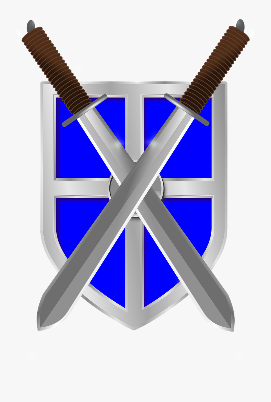 Vectors Of Swords And Shield, Transparent Clipart