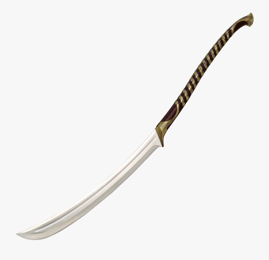 Clip Art Elven Swords High Warrior - United Cutlery Elven Sword, Transparent Clipart