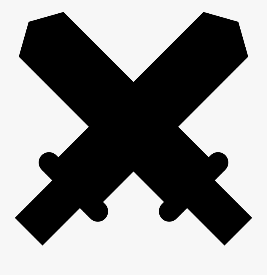 Transparent Swords Clipart - Imagenes Del Signo X, Transparent Clipart