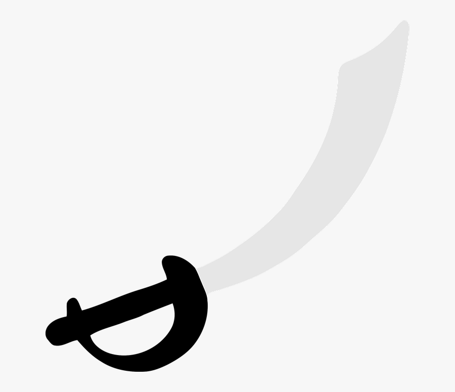 Saber Clipart Pirate Swords - Pirate Swords Clipart, Transparent Clipart