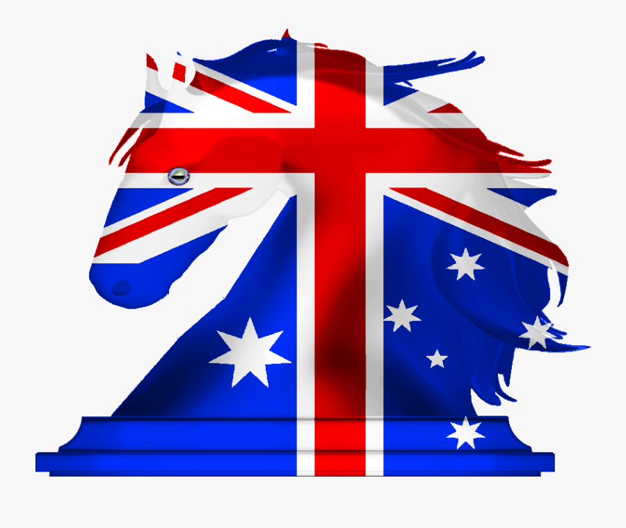Chess, Knights, Knight - Australia Flag, Transparent Clipart
