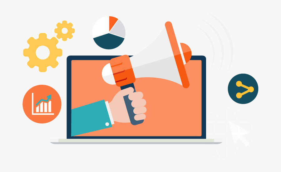 Digital Marketing Vector Icon Png, Transparent Clipart