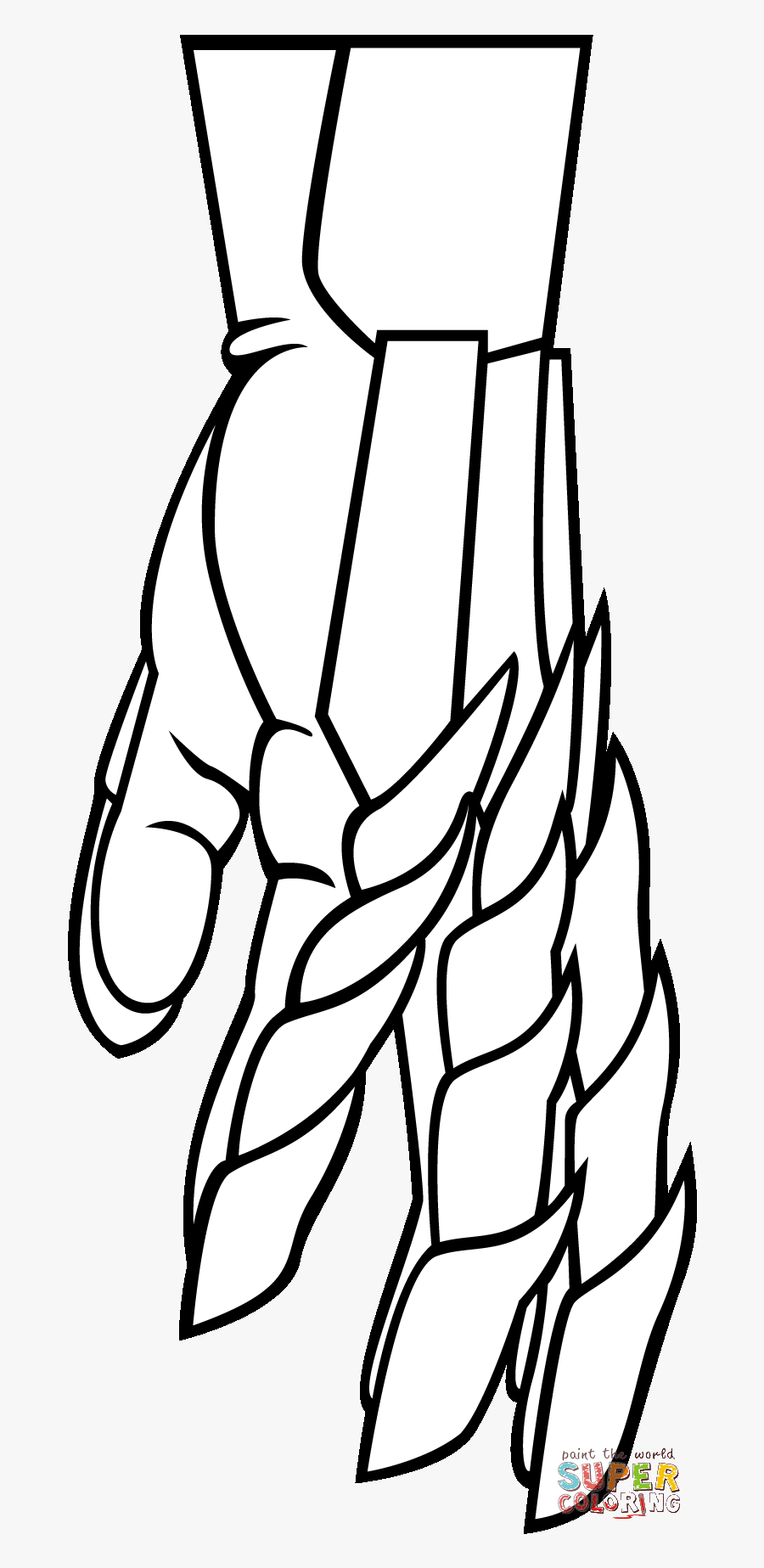 Click The Knight"s Hand - Knights Hand Drawing, Transparent Clipart