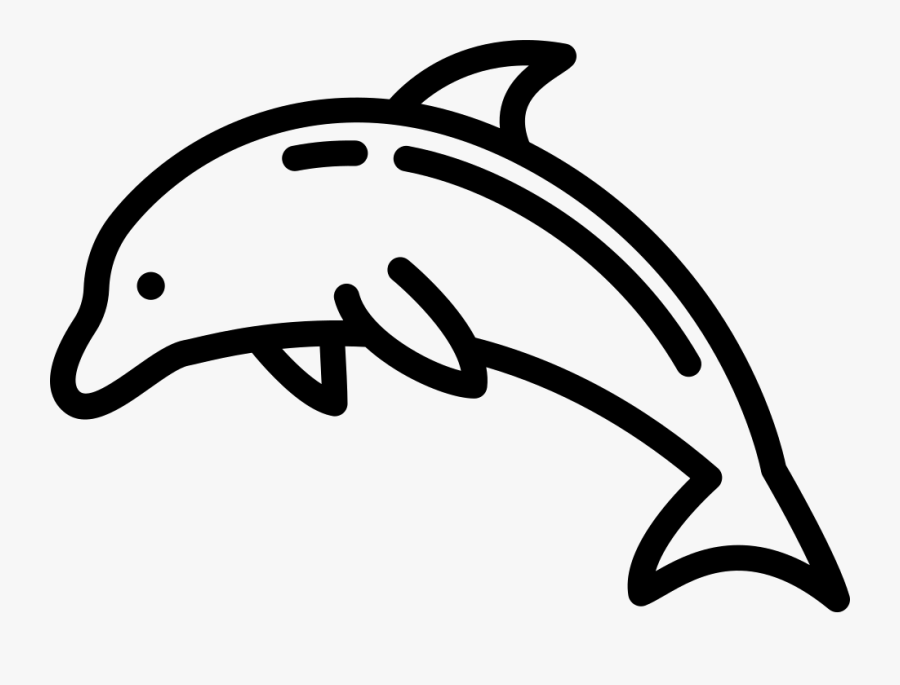 Bottlenose Dolphin,dolphin,common Dolphins,tucuxi,marine - Dolphin Png Black And White, Transparent Clipart
