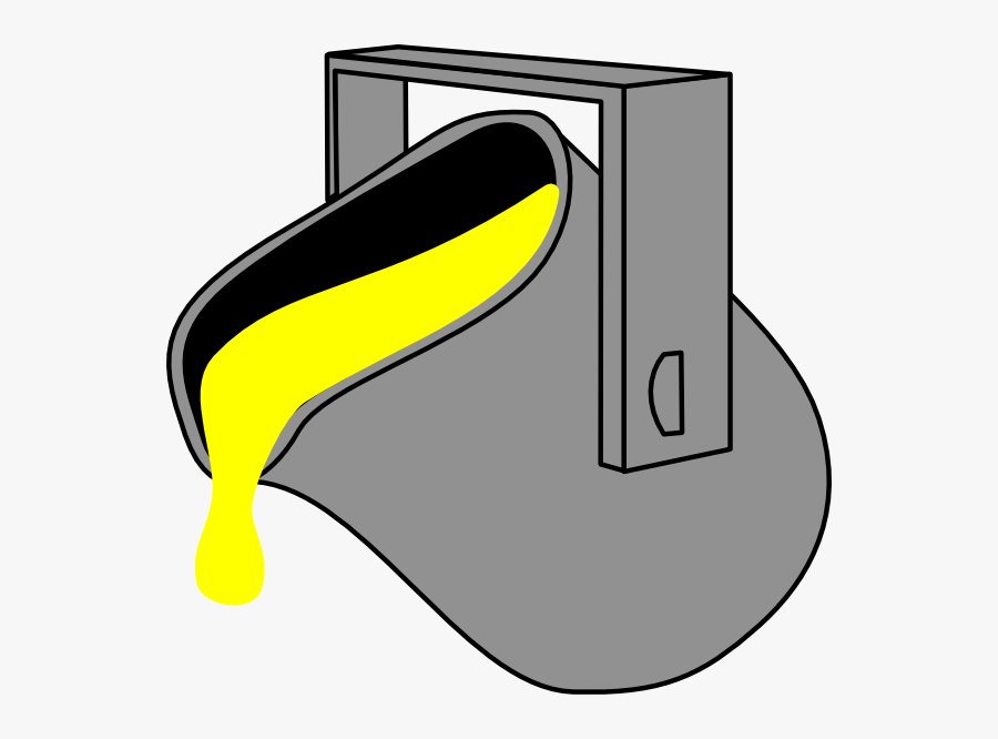 Paint Yellow Bucket Clip Art - Jerry's Peanut Butter Cup, Transparent Clipart