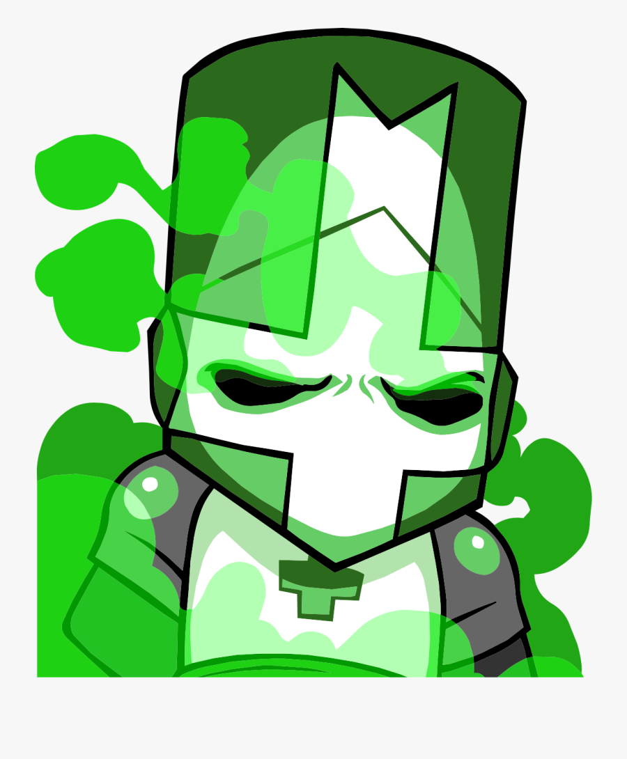 Knight Clipart Knighting - Green Knight Castle Crashers Characters, Transparent Clipart