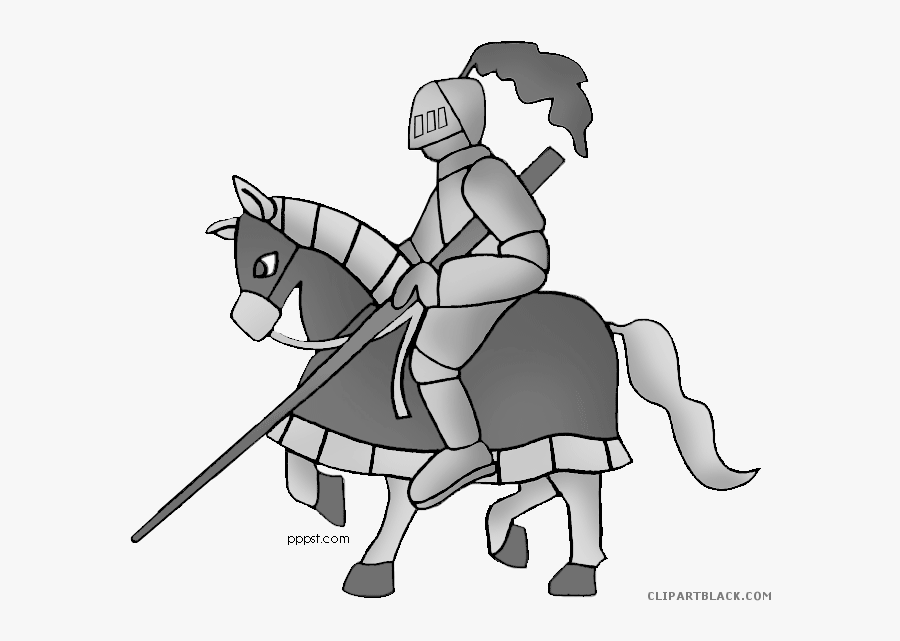 Transparent Knights Clipart - Middle Ages Knight Clipart, Transparent Clipart