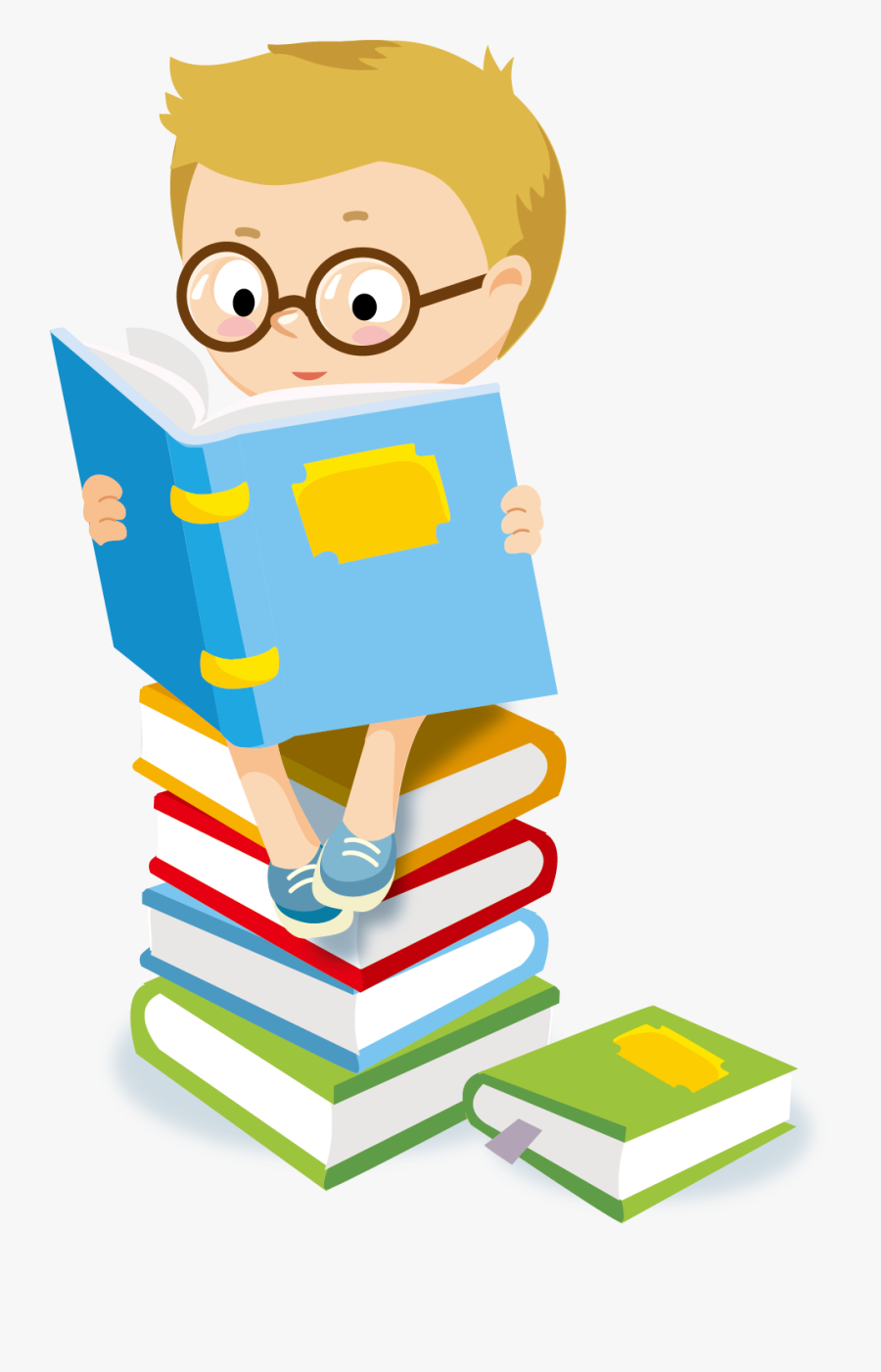 Reading Student Child Free Clipart Hq Clipart - Student Clip Art, Transparent Clipart