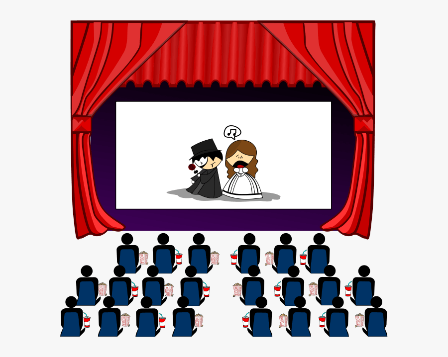 Movie Theater Clipart, Transparent Clipart