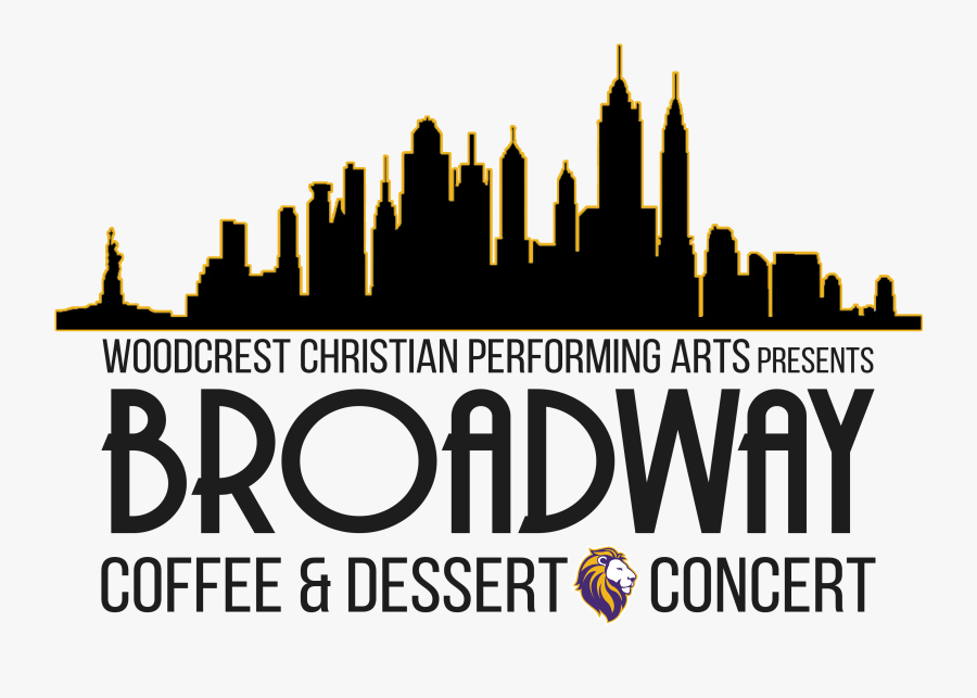 Broadway Coffee - Skyline, Transparent Clipart