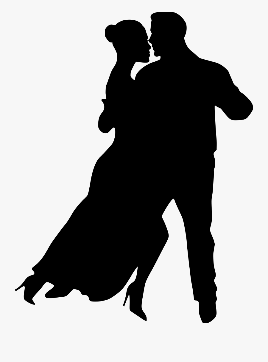 Ballroom Dance Partner Dance Silhouette - Ballroom Dance Silhouette Png, Transparent Clipart