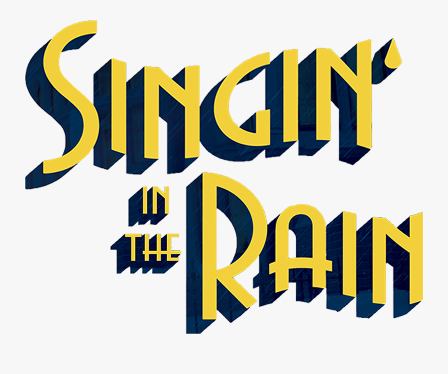 Singing In The Rain Title, Transparent Clipart