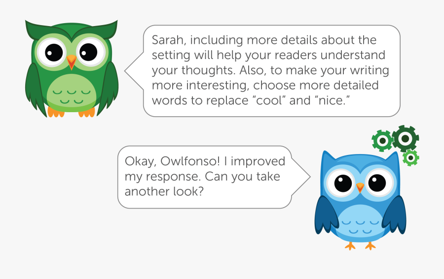 Feedback Full - Whooo's Reading Owlfonso, Transparent Clipart