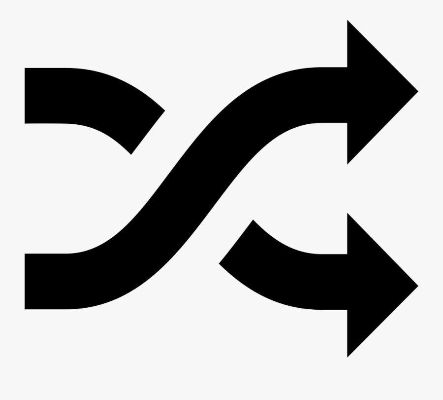 Transparent Velcro Clipart - Shuffle Icon Png Vector, Transparent Clipart