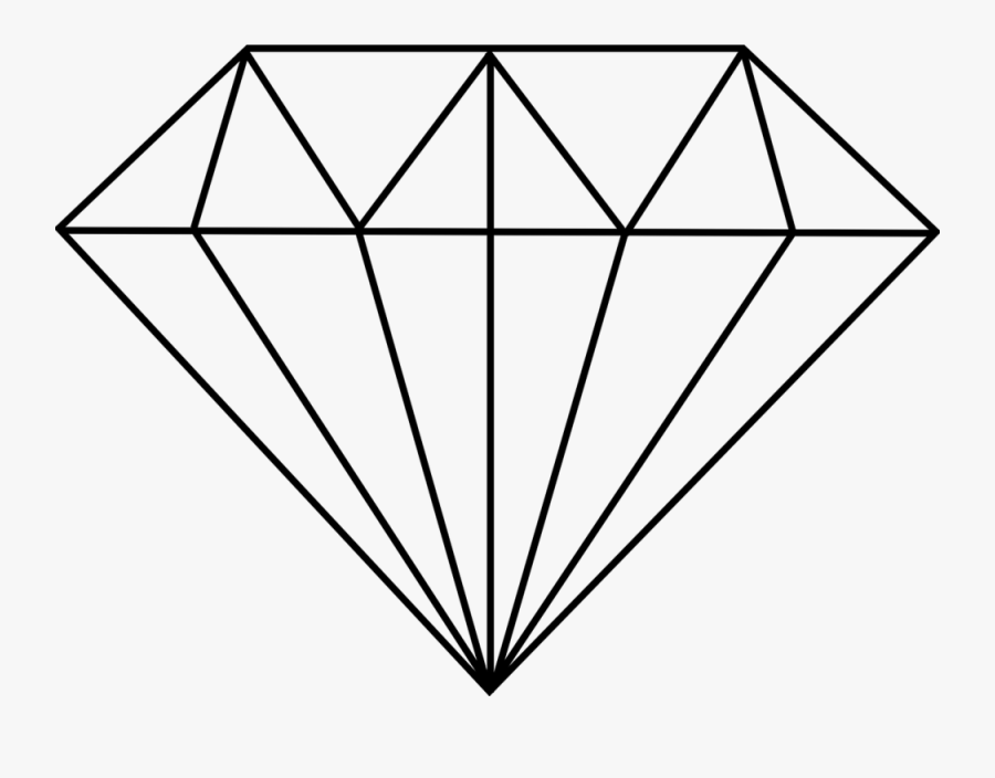 Diamond, Cut, Polished, Jewelry, Precious, Gem, Carat - Diamond Drawing, Transparent Clipart