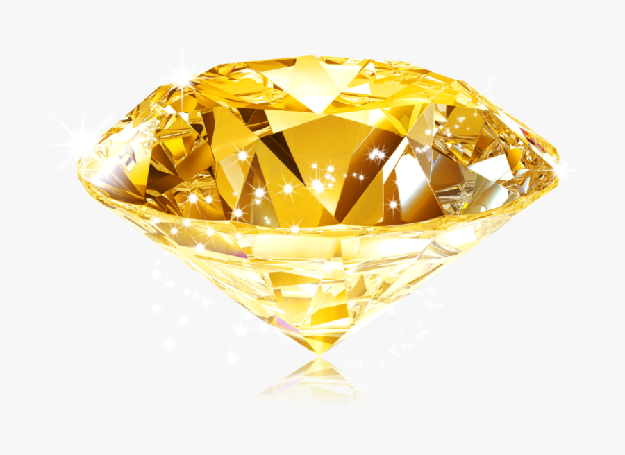 Transparent Background Gold Diamond Png, Transparent Clipart