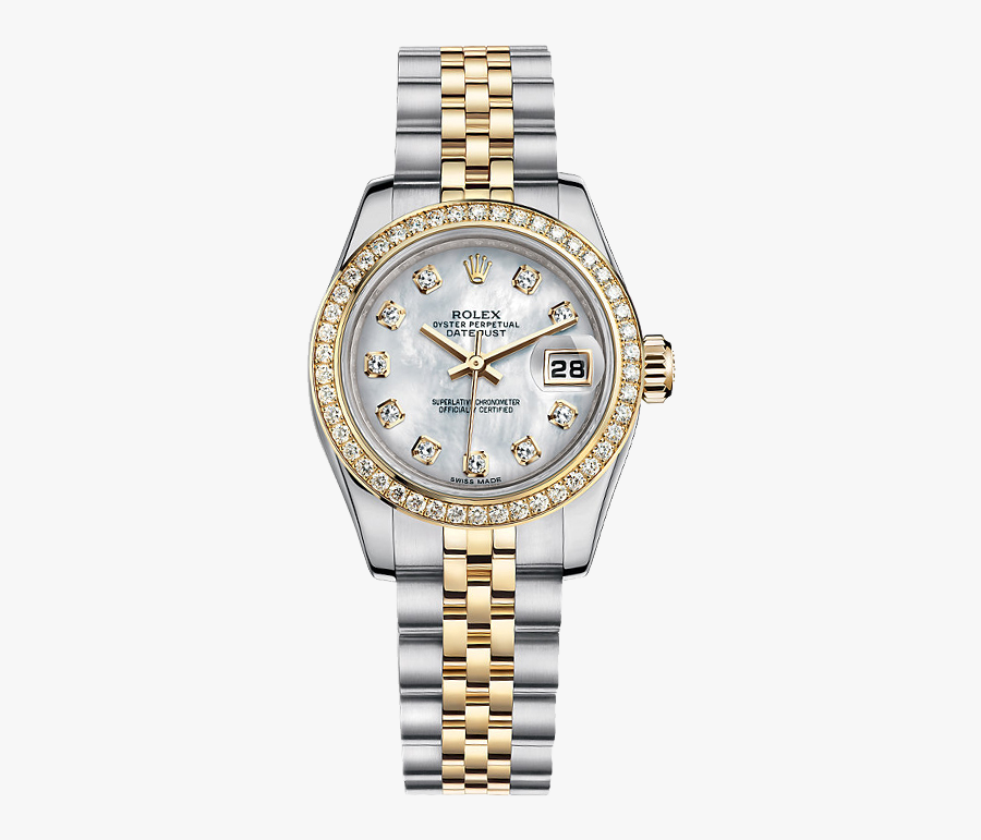 Diamond Watch Png - Rolex Datejust 26 Jubilee, Transparent Clipart