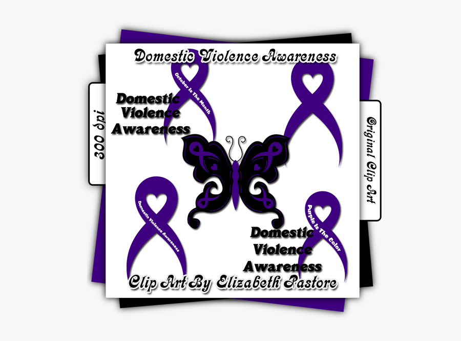 Violence - Clipart - Dementia Ribbon Colour, Transparent Clipart