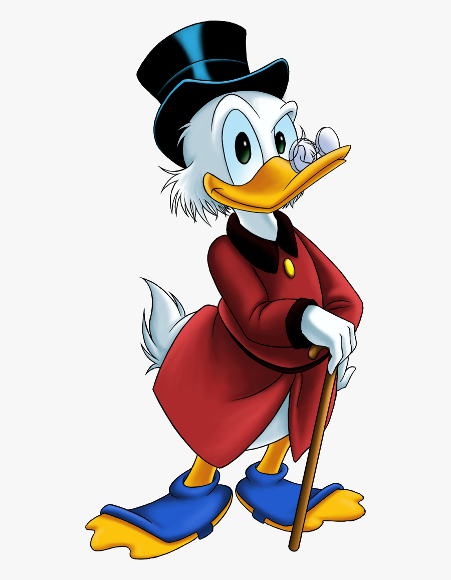 Multiplication Clipart Cartoon Character - Scrooge Mcduck Png, Transparent Clipart