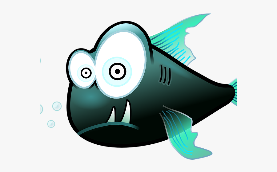 Fish With One Big Eye And One Small Eye, Transparent Clipart