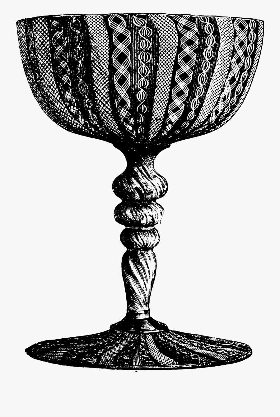 Champagne Stemware, Transparent Clipart