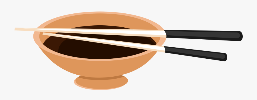 Chopsticks On A Bowl Png Image - Chopsticks And Bowls Png, Transparent Clipart