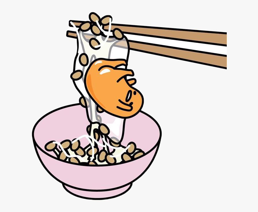 Transparent Chopstick Clipart - Gudetama Food Bowl Cartoon is a free transp...
