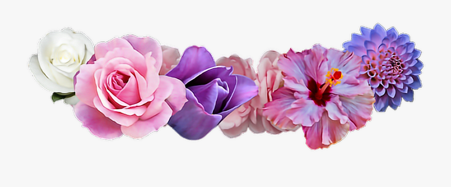 Freetoedit Br Ftestickers Flowers - Flower Crown Png, Transparent Clipart