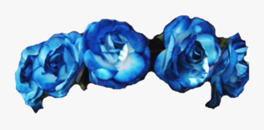 Transparent Blue Coral Clipart - Blue Flower Crown Png, Transparent Clipart