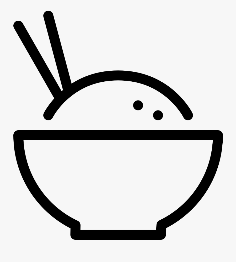 Food Bowl Rice Food Bowl Rice Food Bowl Rice - Bowl Of Rice Symbol, Transparent Clipart