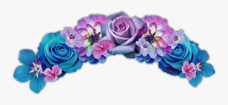 Purple Flower Crown Png - Flower Crown Transparent Background, Transparent Clipart